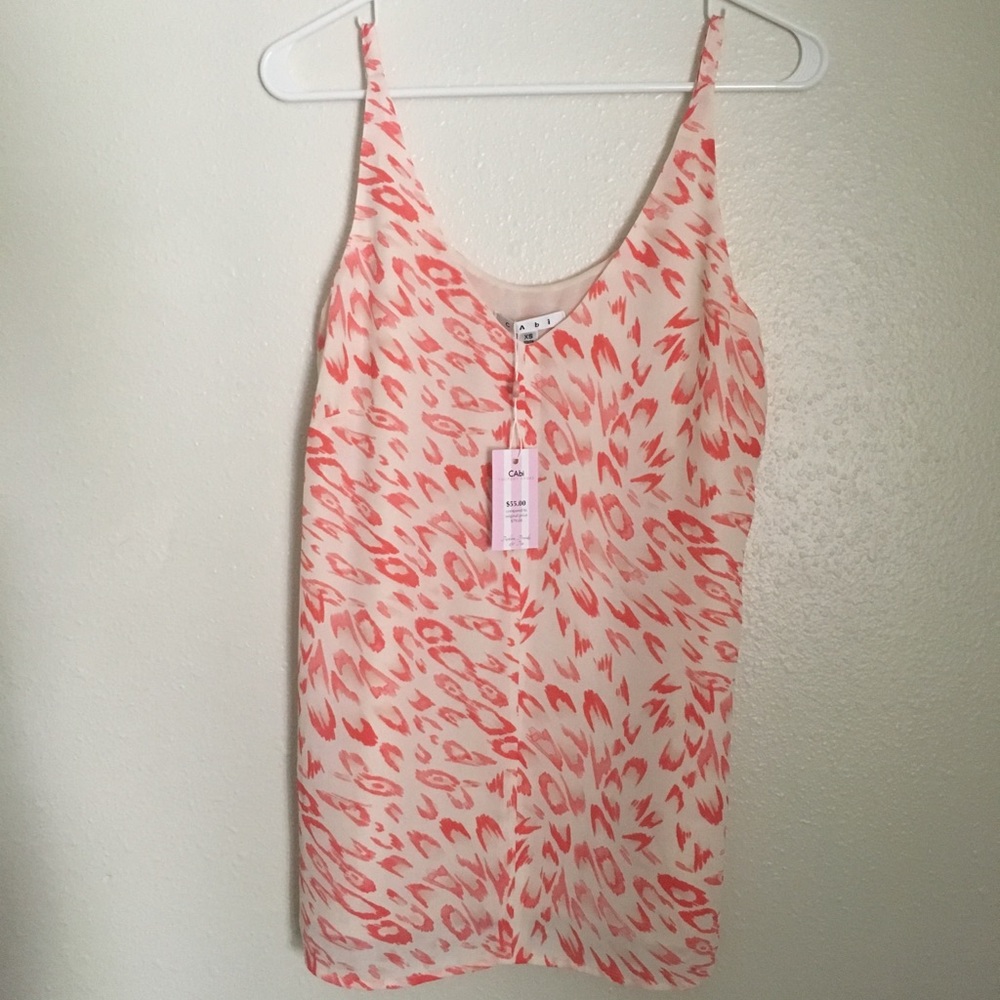 Leopard print tank top